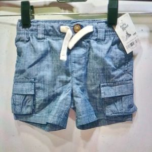 New Baby B'gosh blue shorts cargo. 6 monthes